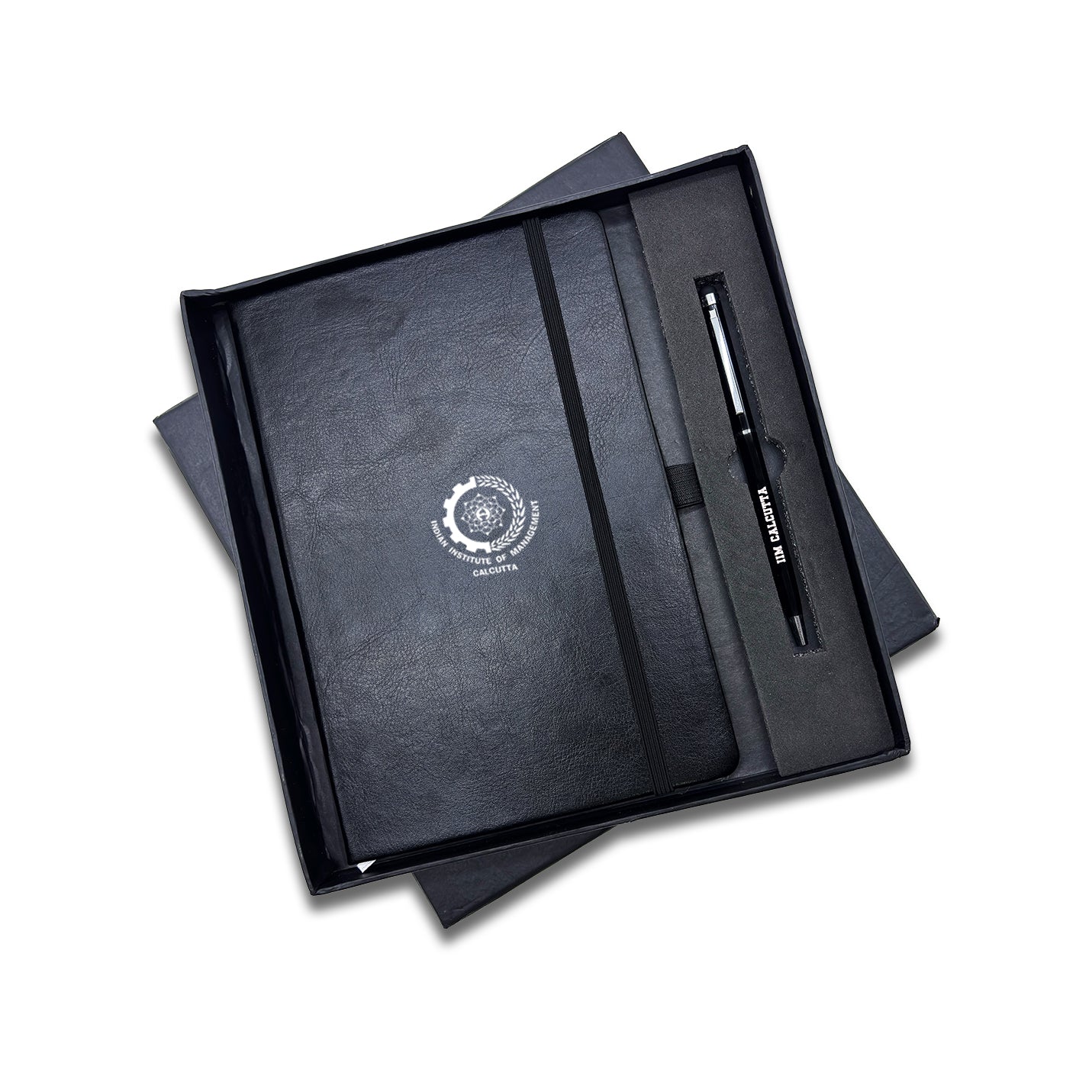  2 in 1 IIMC Logo Black Pen & Diary Gift set