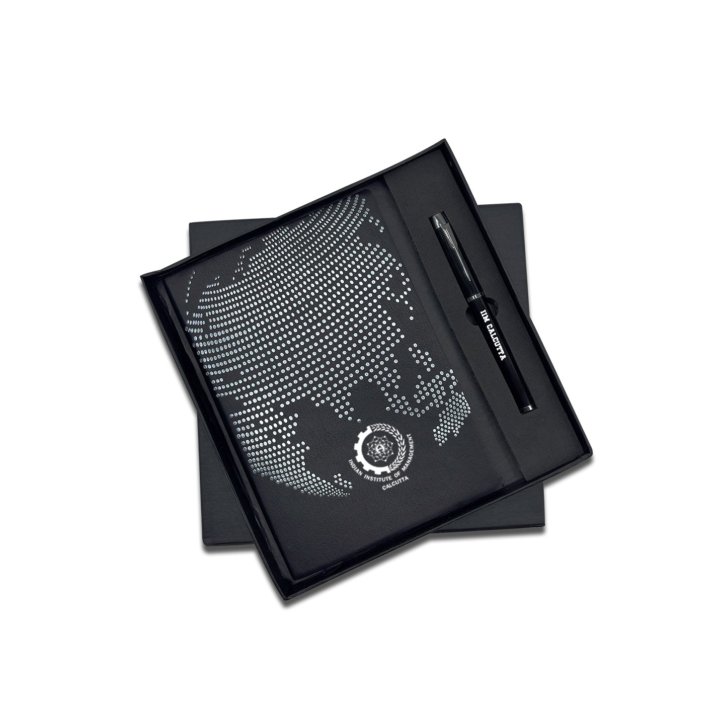  2 in 1 IIMC Logo Pen & World Map Diary Gift set