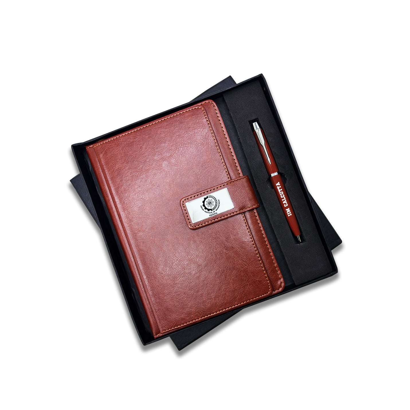  Brown 2 in 1 IIMC Logo Pen & Diary Gift set