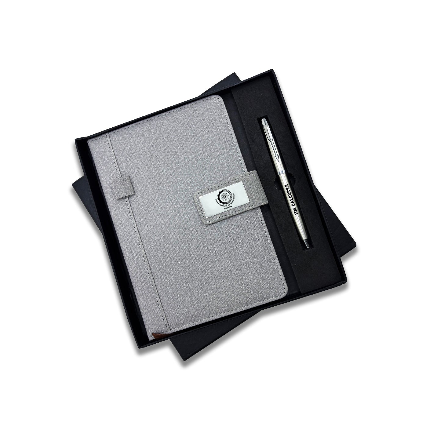 Exquisite 2 in 1 Grey IIMC Logo Pen & Diary Gift set
